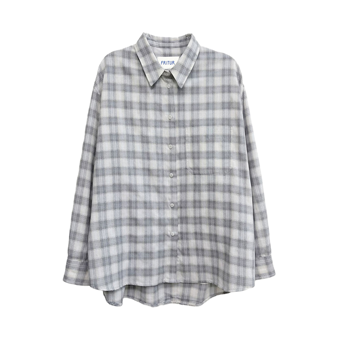 F261SH05 FRITUR Overfit Shirt Grey