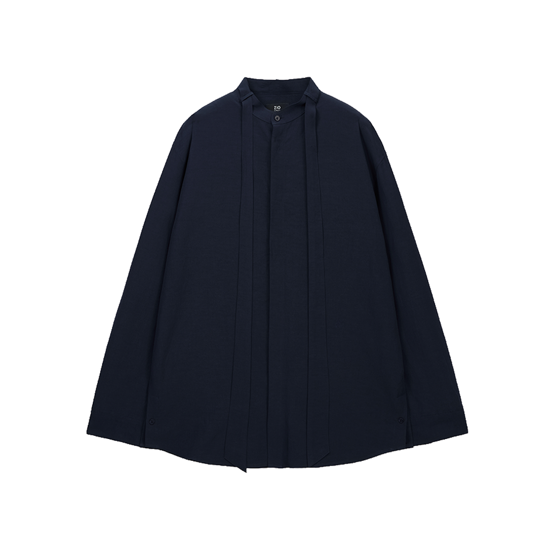 지오송지오 컬렉션 타이 디테쳐블 셔츠 네이비 BI2SH205NY