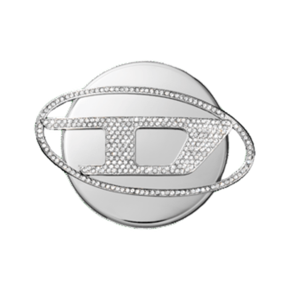 - Casetify x Diesel Silver Oval D Collectible Snappy Grip Stand