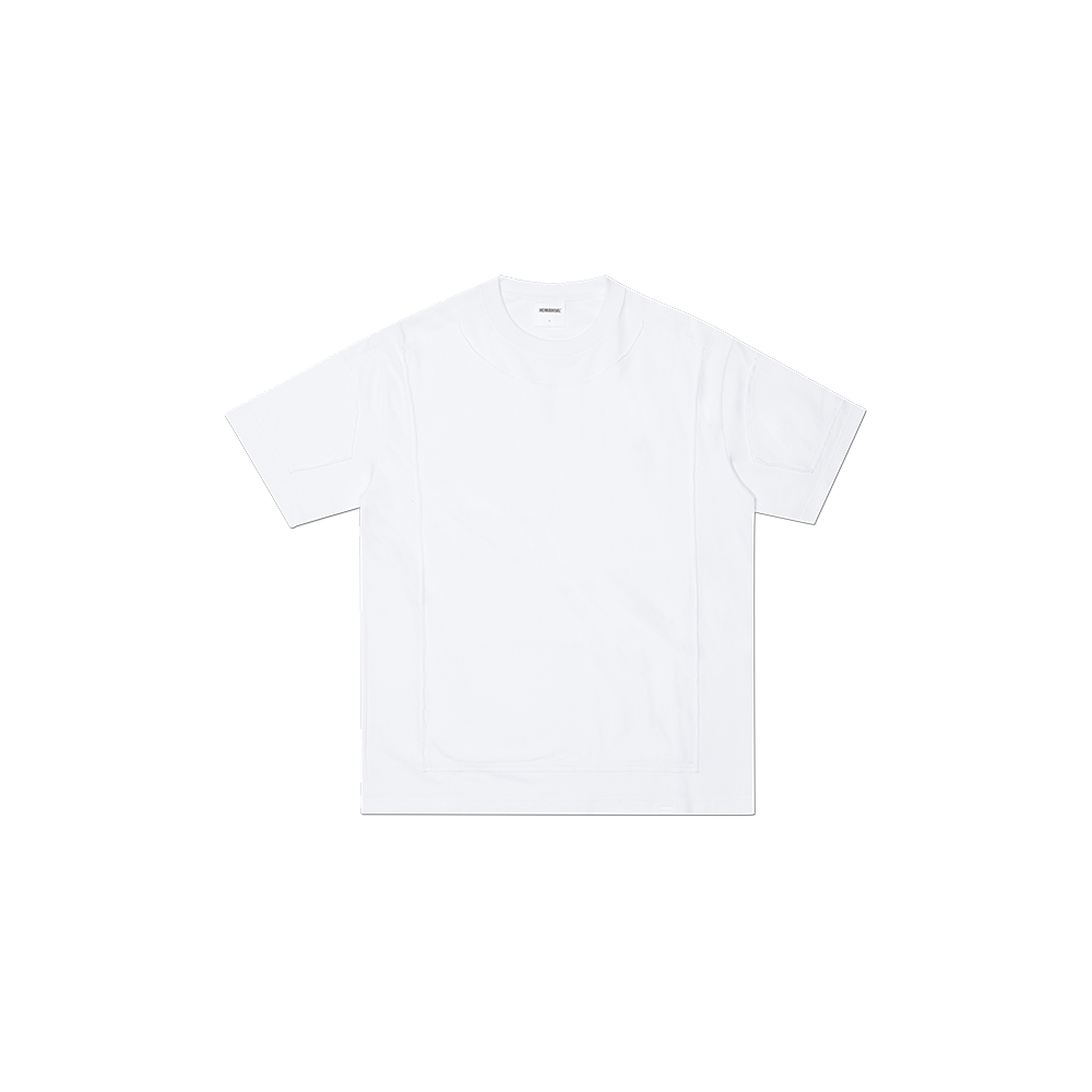 노매뉴얼 오버레이 티셔츠 오프 화이트(NOMANUAL Overlay T-shirt Off White) - 1