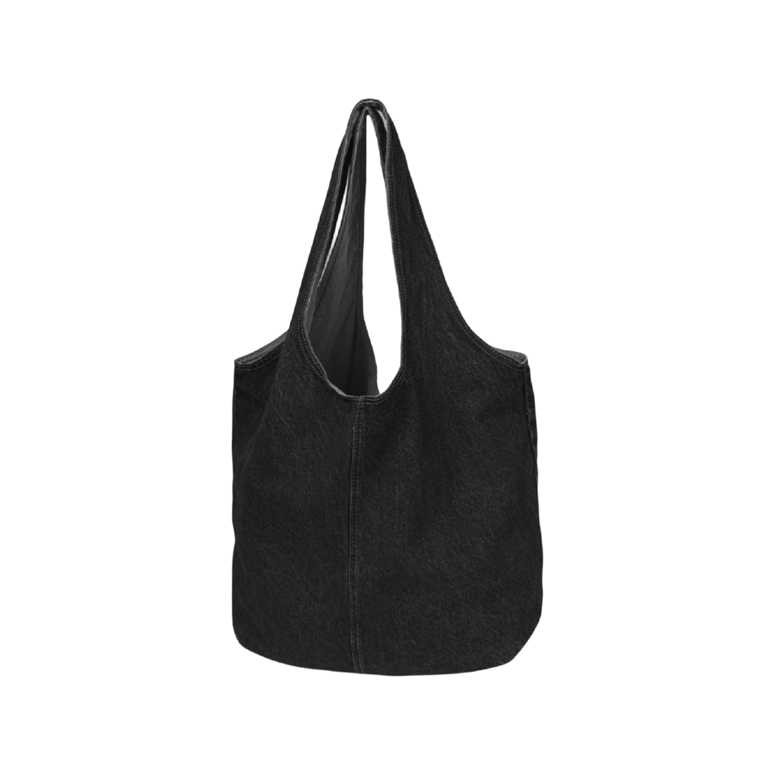 마지언타이틀 데님 플로우백 블랙(MAZIUNTITLED Denim Flow Bag Black)