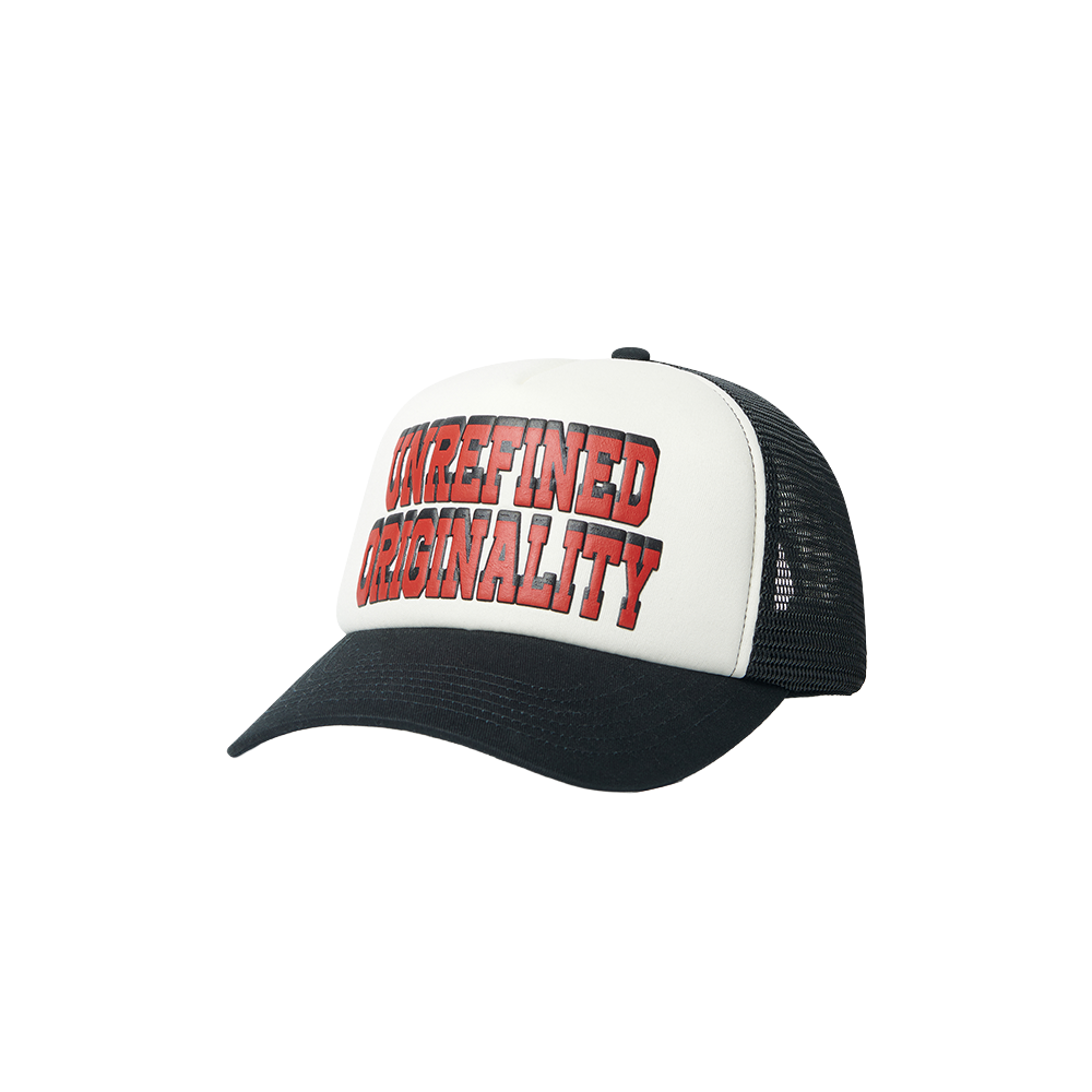 노매뉴얼 U.O 트러커 캡 블랙(NOMANUAL U.O Trucker Cap Black)