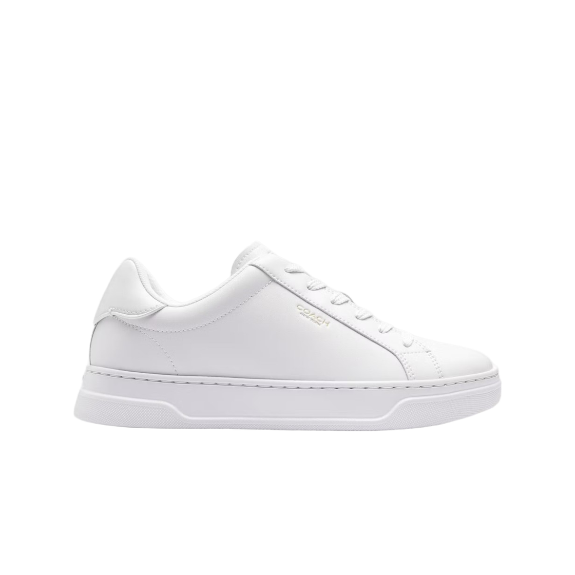 (W) 코치 하이 라인 스니커즈 옵틱 화이트((W) Coach High Line Sneakers Optic White)