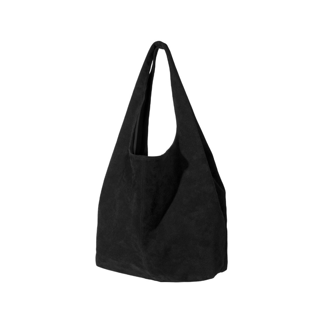 마지언타이틀 스웨이드 플로우백 블랙(MAZIUNTITLED Suede Flow Bag Black)