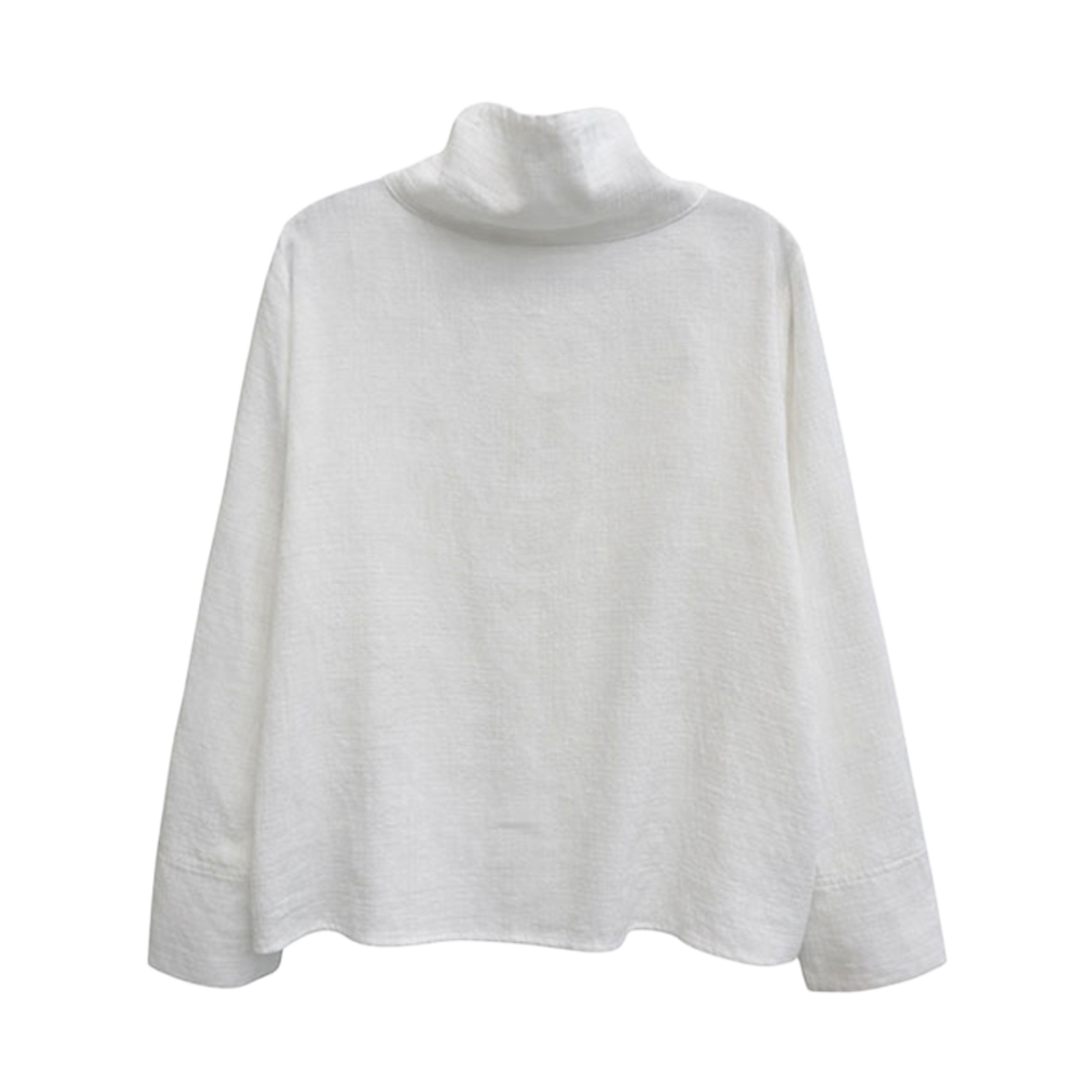 F261BL03 FRITUR High Neck Blouse White