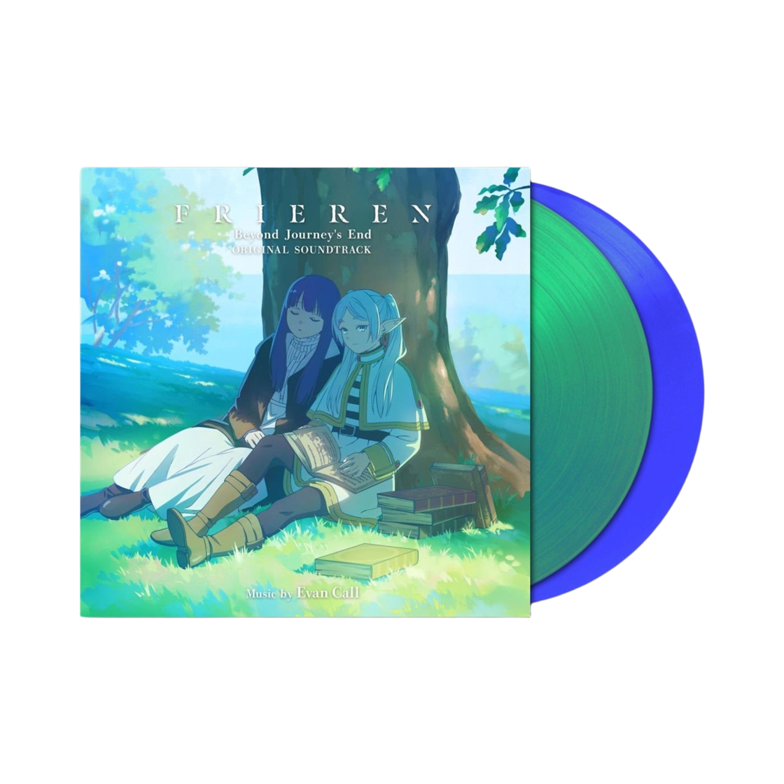 에반 콜 장송의 프리렌 : 비욘드 저니스 엔드 오리지널 사운드트랙 LP 에메랄드 그린 코발트 블루 (2LP)(Evan Call Frieren: Beyond Journey's End Original Soundtrack LP Emerald Green Cobalt Blue (2LP)) - 1