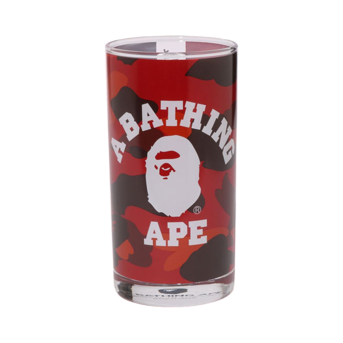 베이프 컬러 카모 컬리지 글래스 레드(BAPE Color Camo College Glass Red)