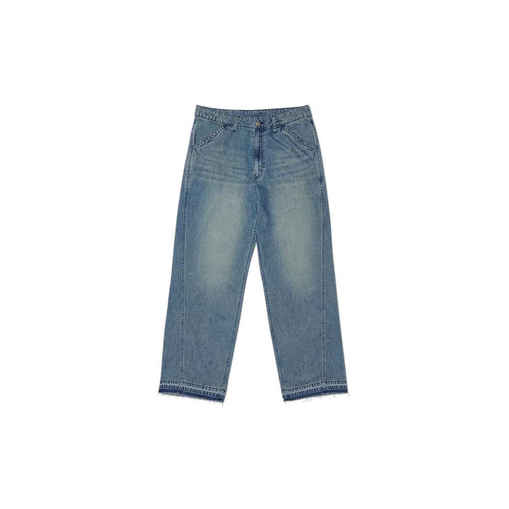 NMSS62DP01WBL NOMANUAL Neo Denim Pants Washed Blue