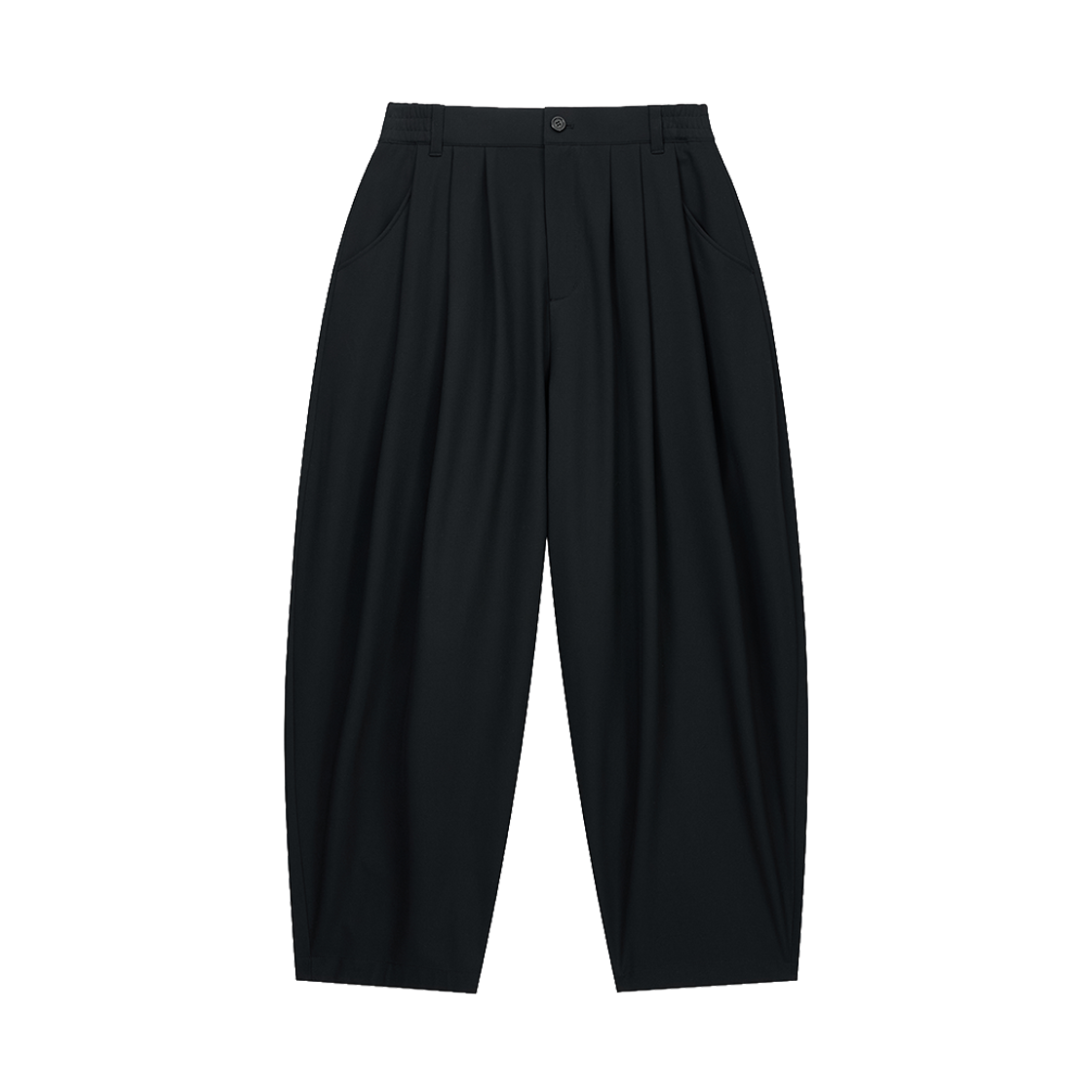 BI2PT214BK ZIOSONGZIO COLLECTION Pleats Volume Pants Black