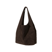 MAZIUNTITLED Suede Flow Bag Brown