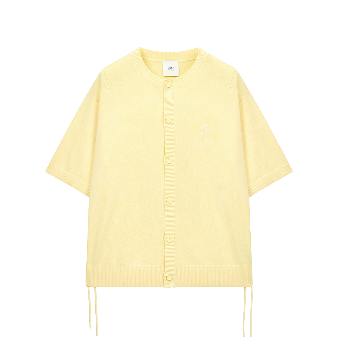 지오송지오 컬렉션 라울뒤피 엠브로이드 카라리스 가디건 옐로우 BI3KT301YE