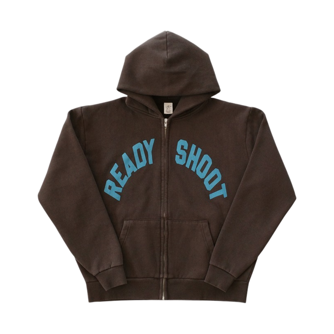 - Collect Pieces Ready Shoot Zip-Up Hoodie Brown