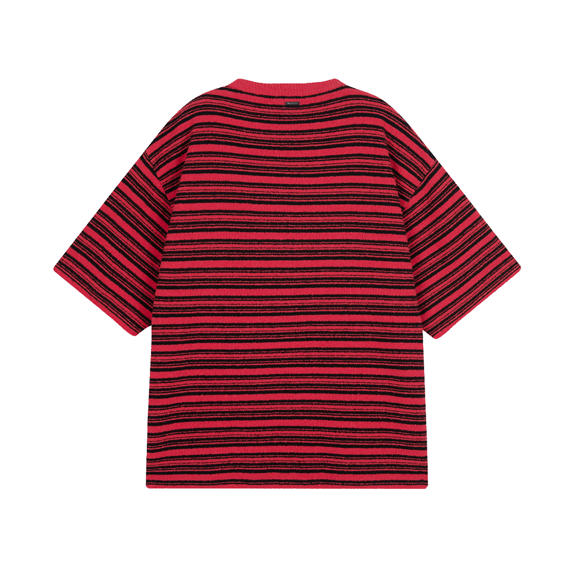 지오송지오 셈블런스 부클 스트라이프 크루넥 니트 레드 ZI2KT874RD(ZIOSONGZIO SEMBLANCE Boucle Stripe Crew Neck Knit Red) - 2