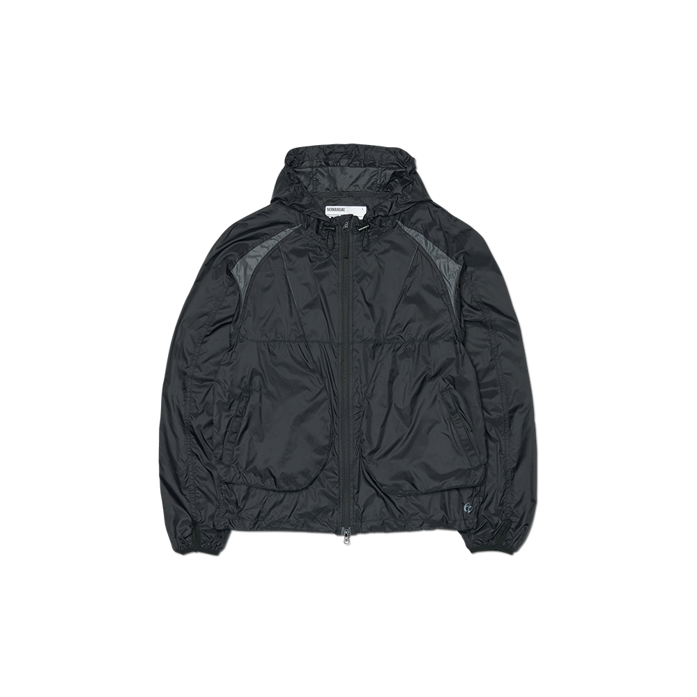 NMSS62WB04GBK NOMANUAL Light Slash Jacket Glossy Black