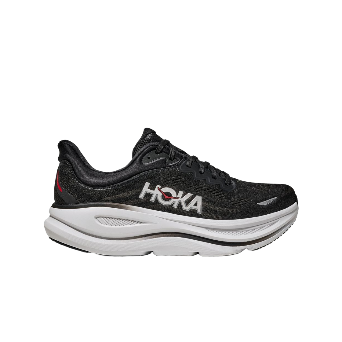 1162011-BKVR Hoka Bondi 9 Black Vermillion