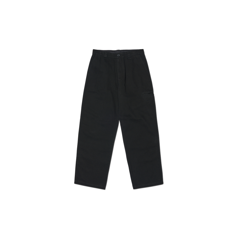 노매뉴얼 헤비 코튼 워크 팬츠 블랙(NOMANUAL Heavy Cotton Work Pants Black)