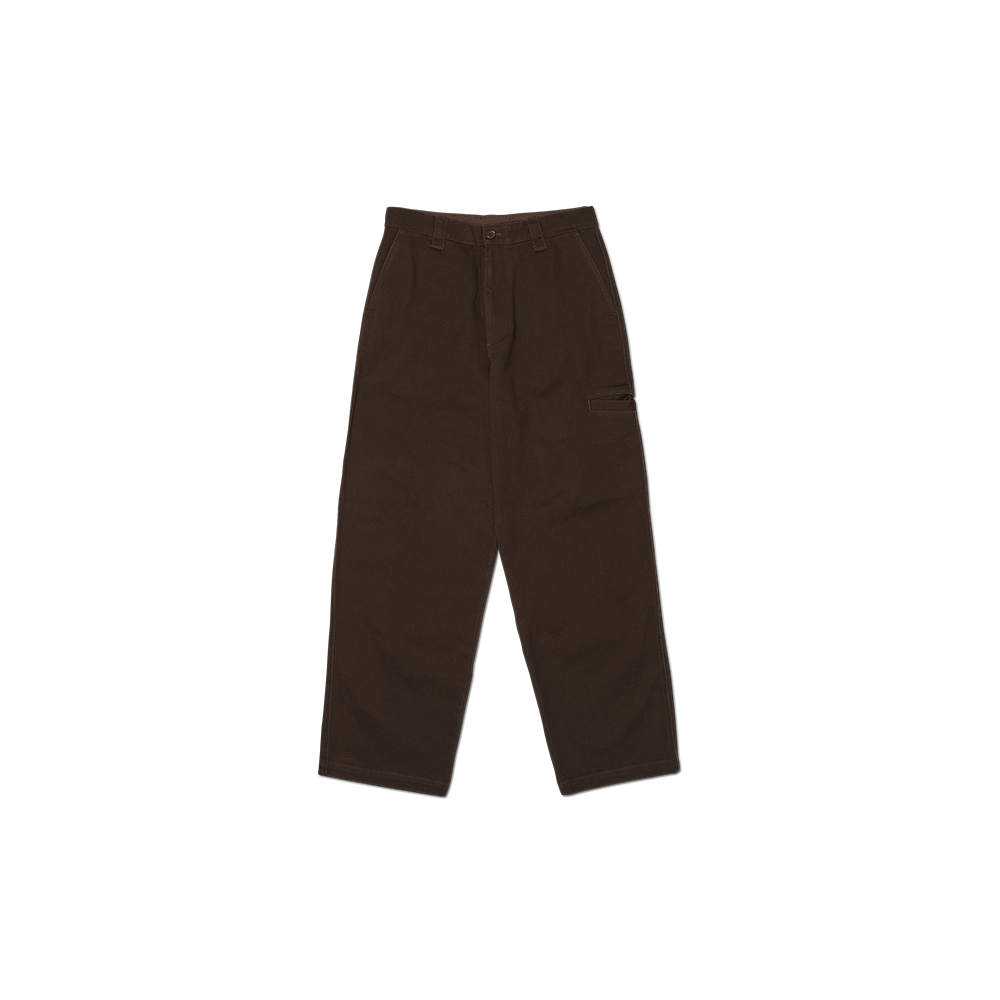 NMSS62PT06DBR NOMANUAL Heavy Cotton Work Pants Dark Brown