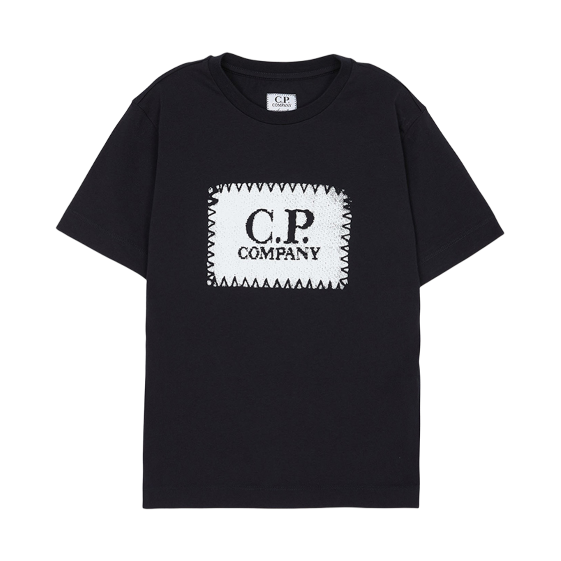 (키즈) C.P. 컴퍼니 숏슬리브 티셔츠 네이비 - 26SS((Kids) C.P. Company Short Sleeve T-Shirt Navy - 26SS) - 1