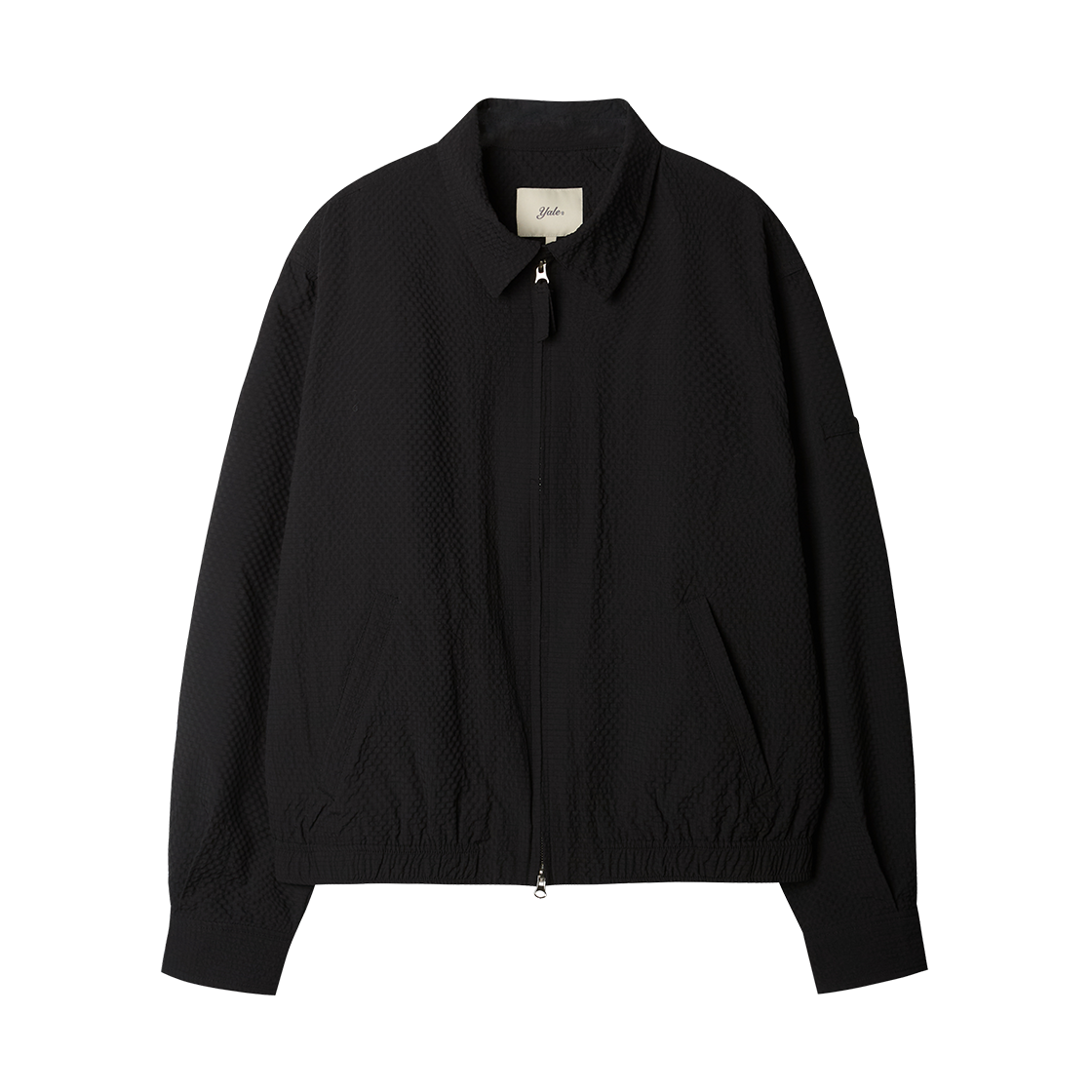 YGS1JK301ABK Yale Seersucker Check Blouson_Black