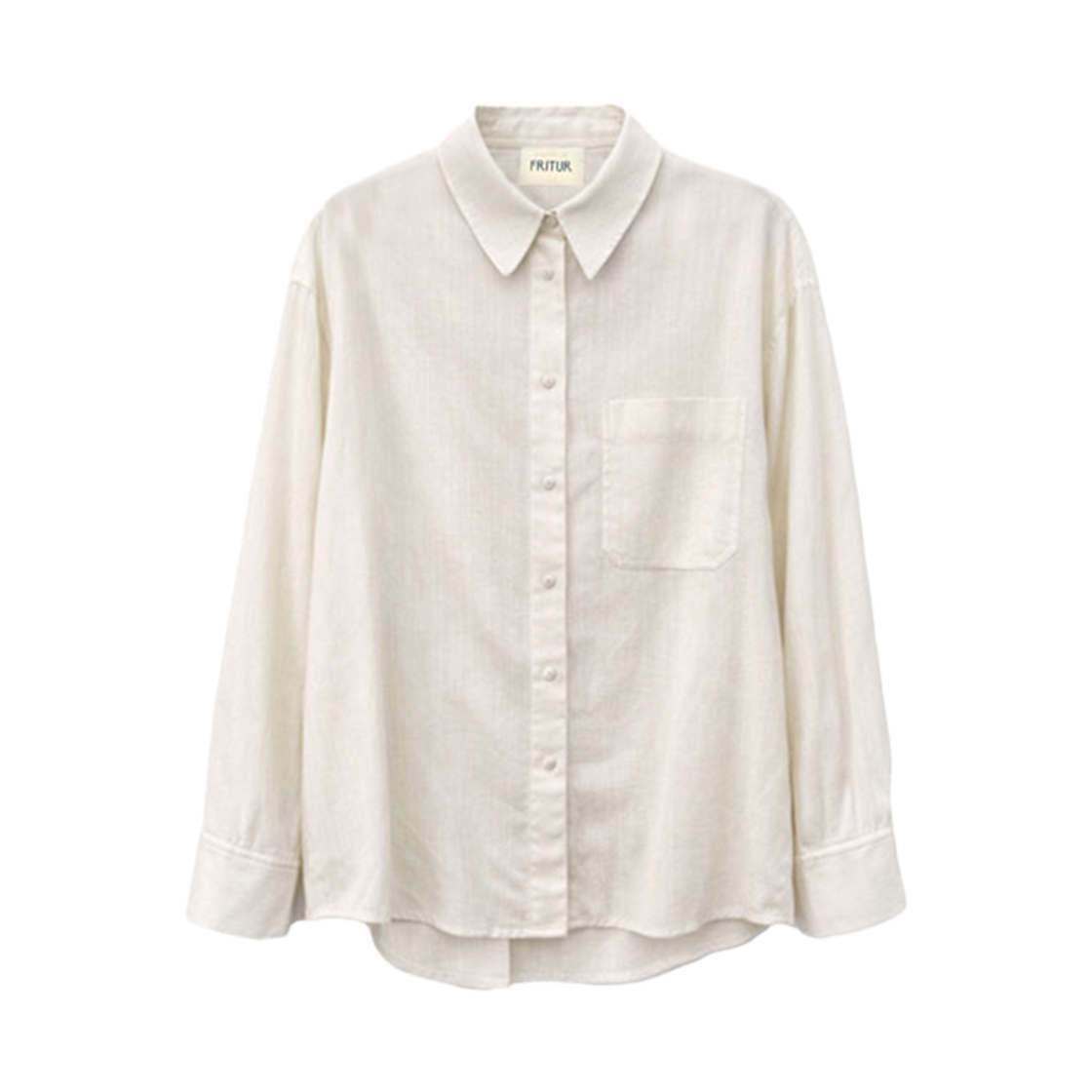 F261SH05 FRITUR Overfit Shirt Ivory