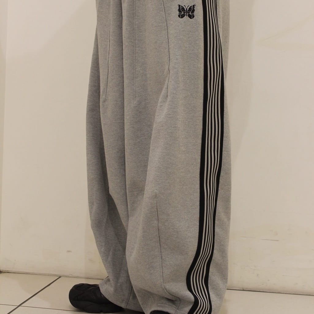 Needles x B'2nd H.D. Track Pants Cotton Jersey Gray 착용 스타일 - 1
