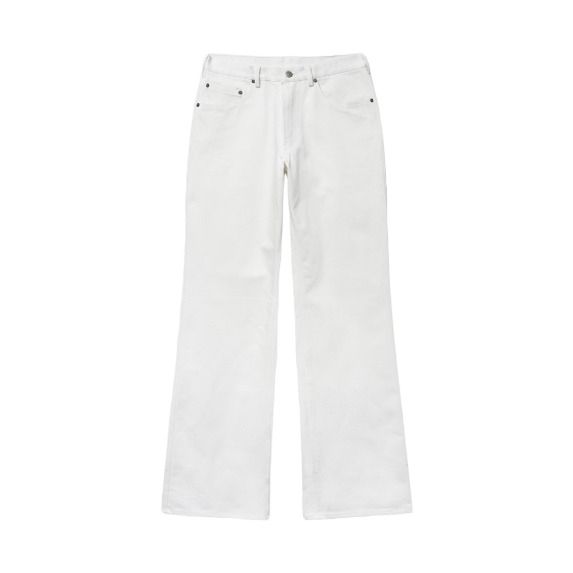 알렌느 데님 부츠컷 팬츠 화이트(Haleine Denim Bootcut Pants White (XB107))