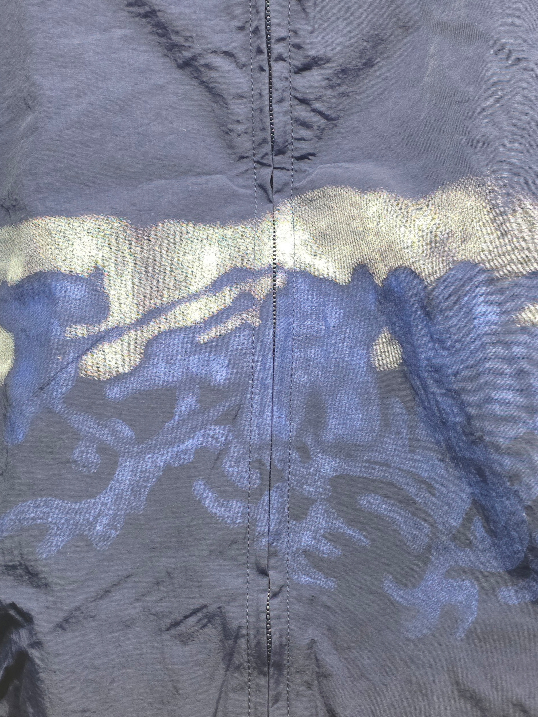 Travis Scott Cactus Jack x Fragment x Nike Tokyo Windbreaker Zip Jacket Navy 착용 스타일 - 4