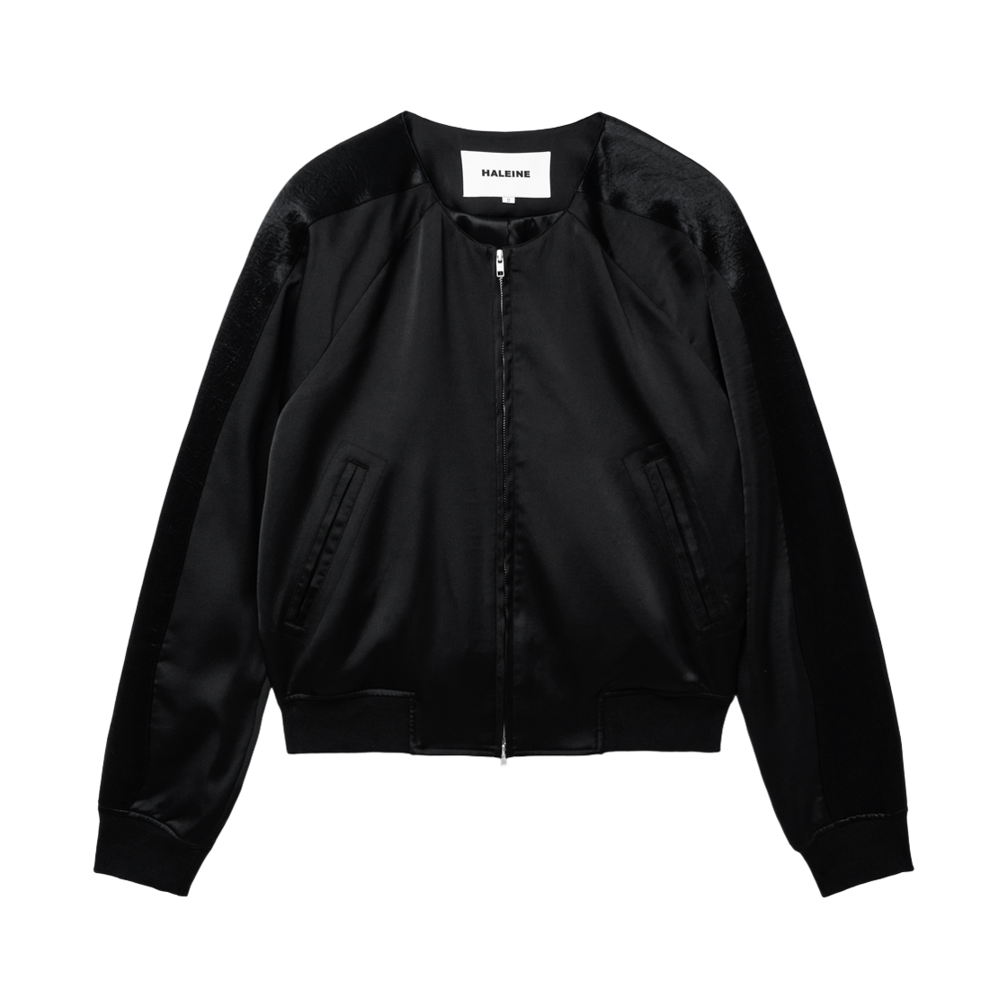 알렌느 카라리스 수베니어 자켓 블랙(Haleine Collarless Souvenir Jacket Black (XJ109))