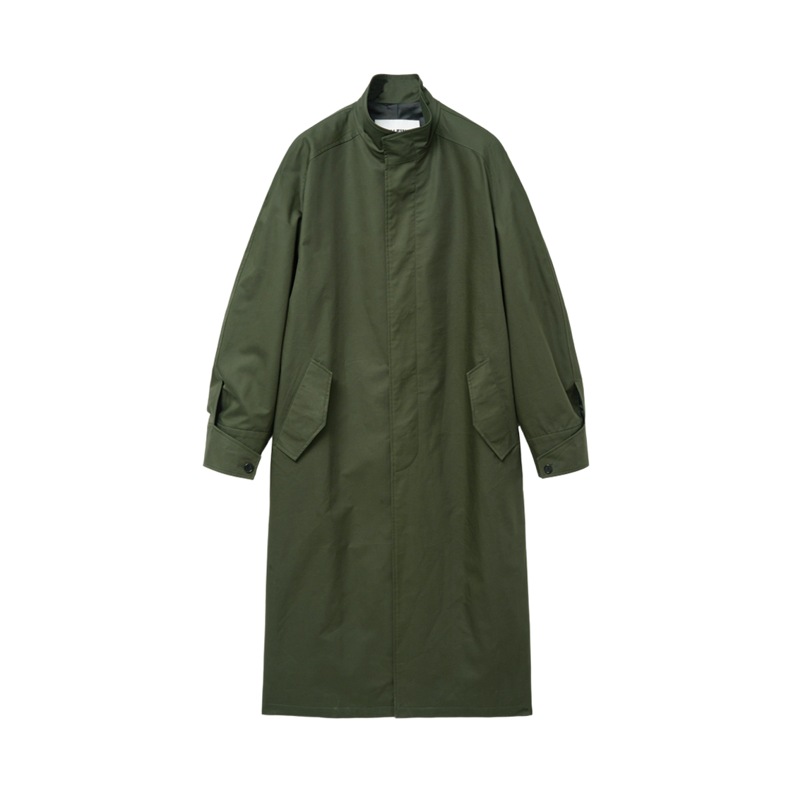 알렌느 하이넥 밀리터리 코트 올리브(Haleine High Neck Military Coat Olive (XJ118))