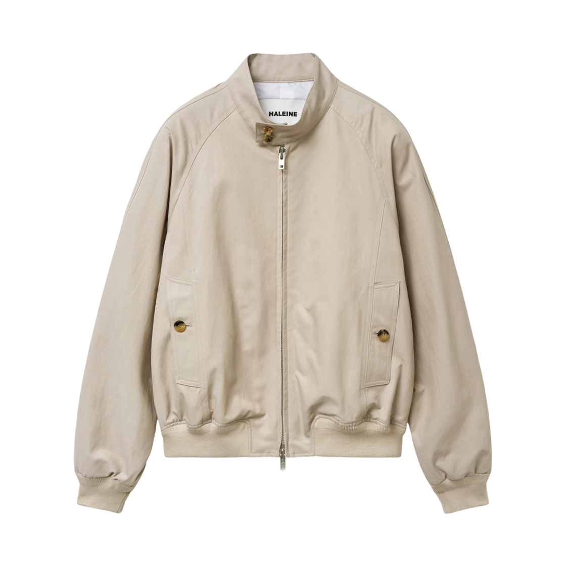 알렌느 스트럭쳐 해링턴 블루종 베이지(Haleine Structured Harrington Blouson Beige (XJ120))