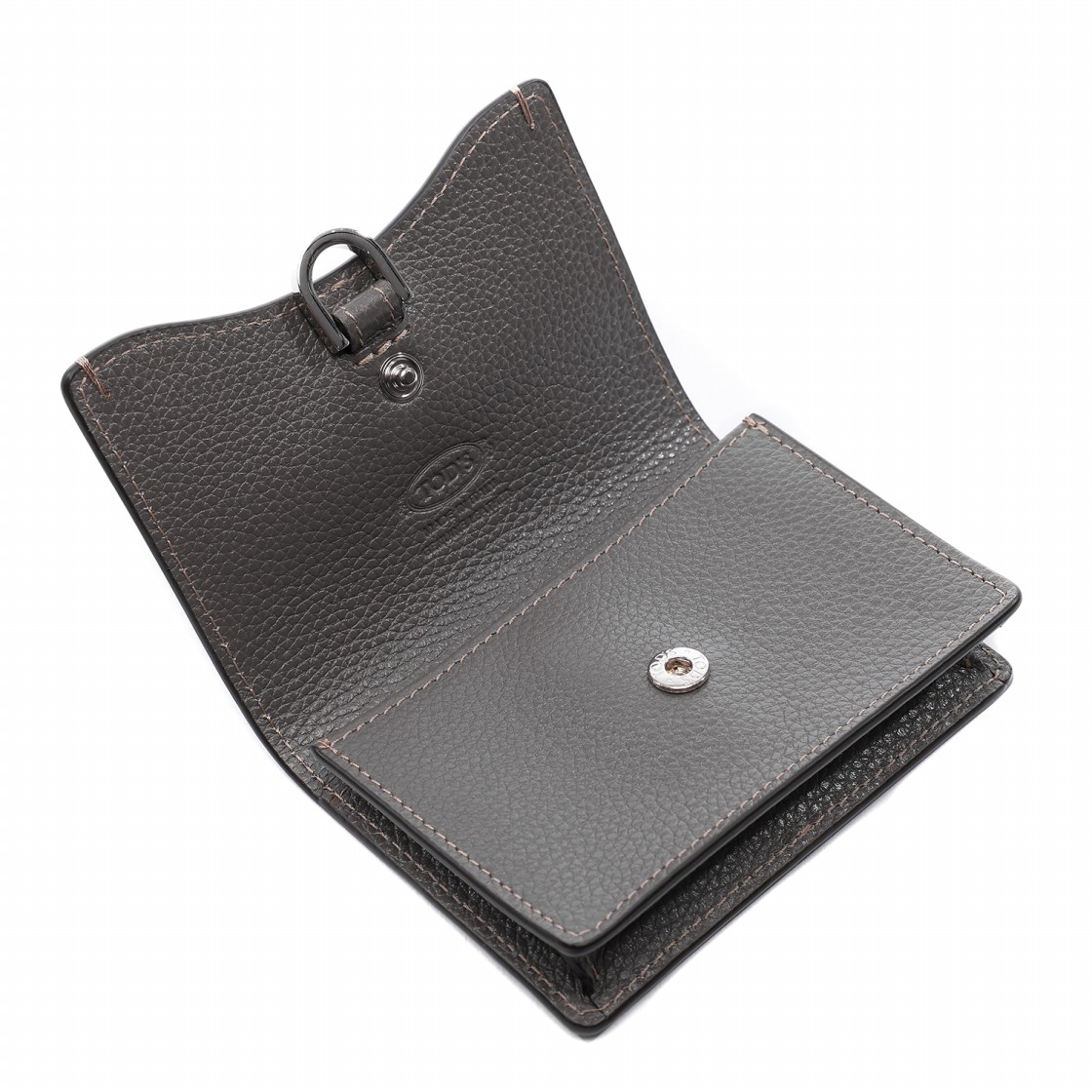 [25% 쿠폰] 토즈 레더 비지니스 카드 케이스 그레이([25% 쿠폰] Tod's Leather Business Card Case Grey) - 5
