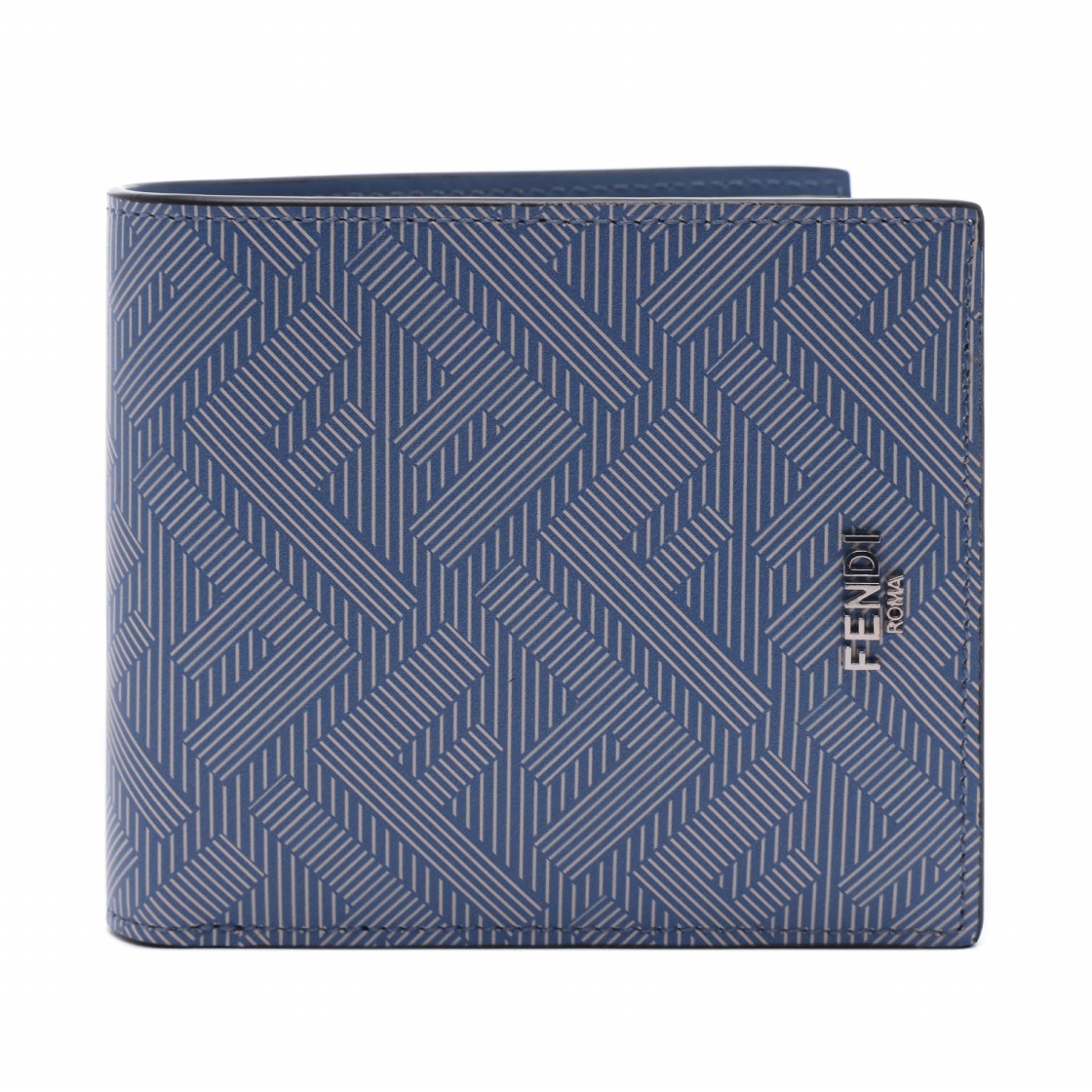 [25% 쿠폰] 펜디 쉐도우 레더 월렛 세룰리언 블루([25% 쿠폰] Fendi Shadow Leather Wallet Cerulean Blue) - 2