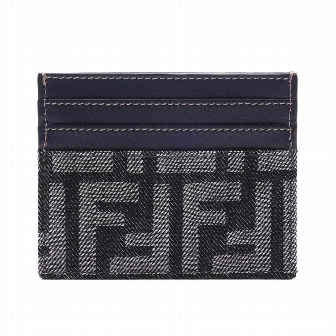 [25% 쿠폰] 펜디 바게트 카드 케이스 다크 블루([25% 쿠폰] Fendi Baguette Card Case Dark Blue) - 4