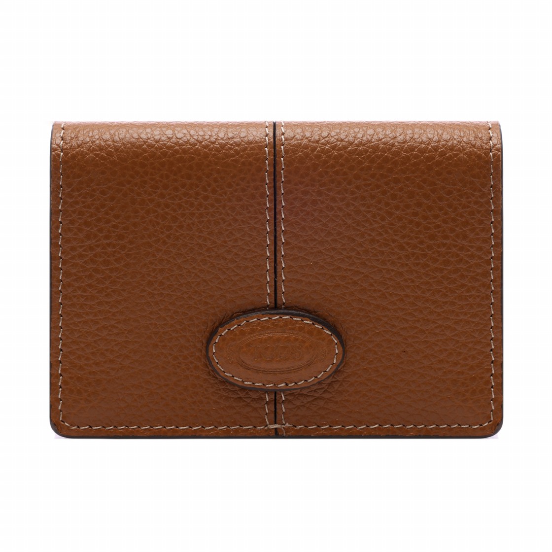 [25% 쿠폰] 토즈 레더 비지니스 카드 케이스 브라운([25% 쿠폰] Tod's Leather Business Card Case Brown) - 4