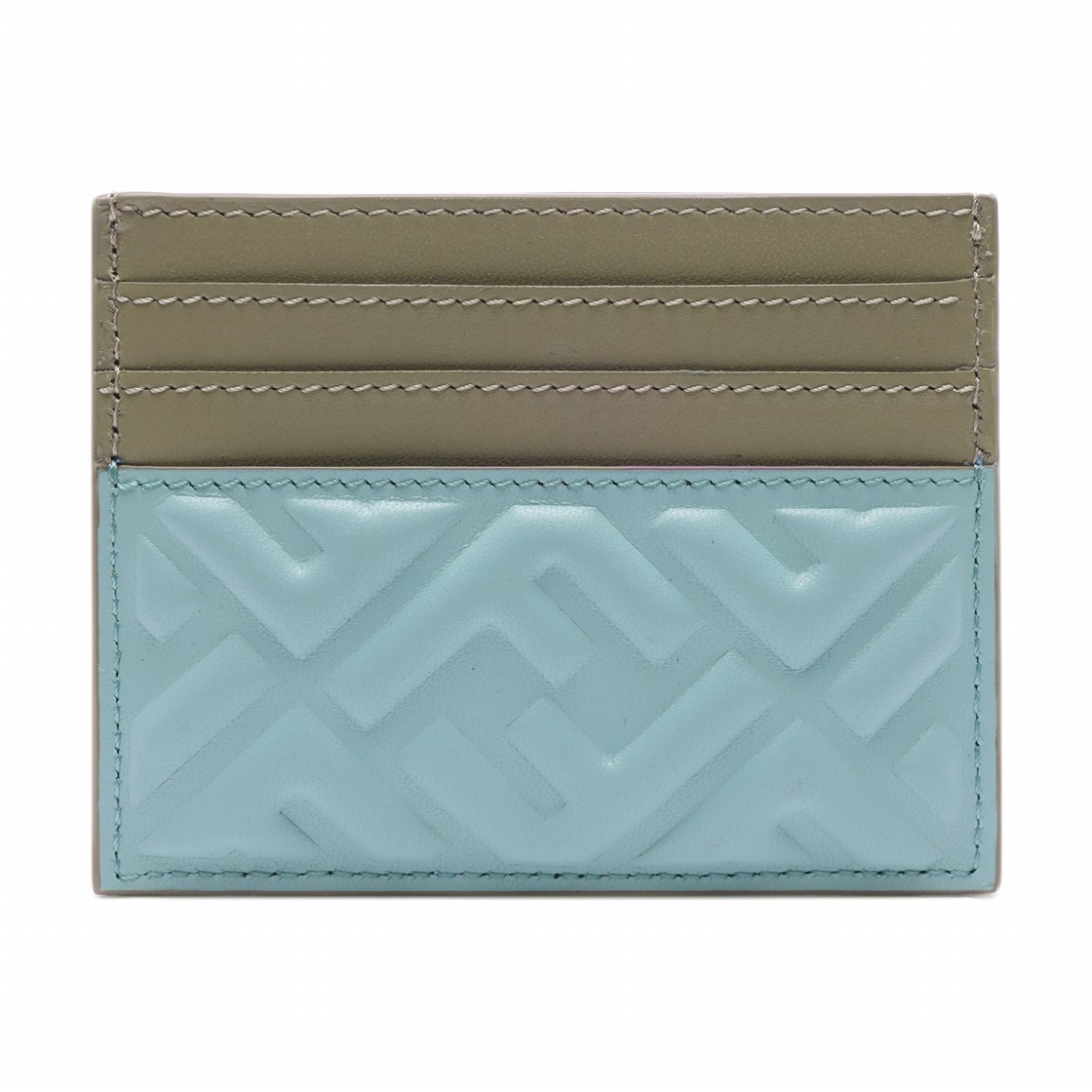 [25% 쿠폰] 펜디 바게트 카드 케이스 라이트 블루([25% 쿠폰] Fendi Baguette Card Case Light Blue) - 4