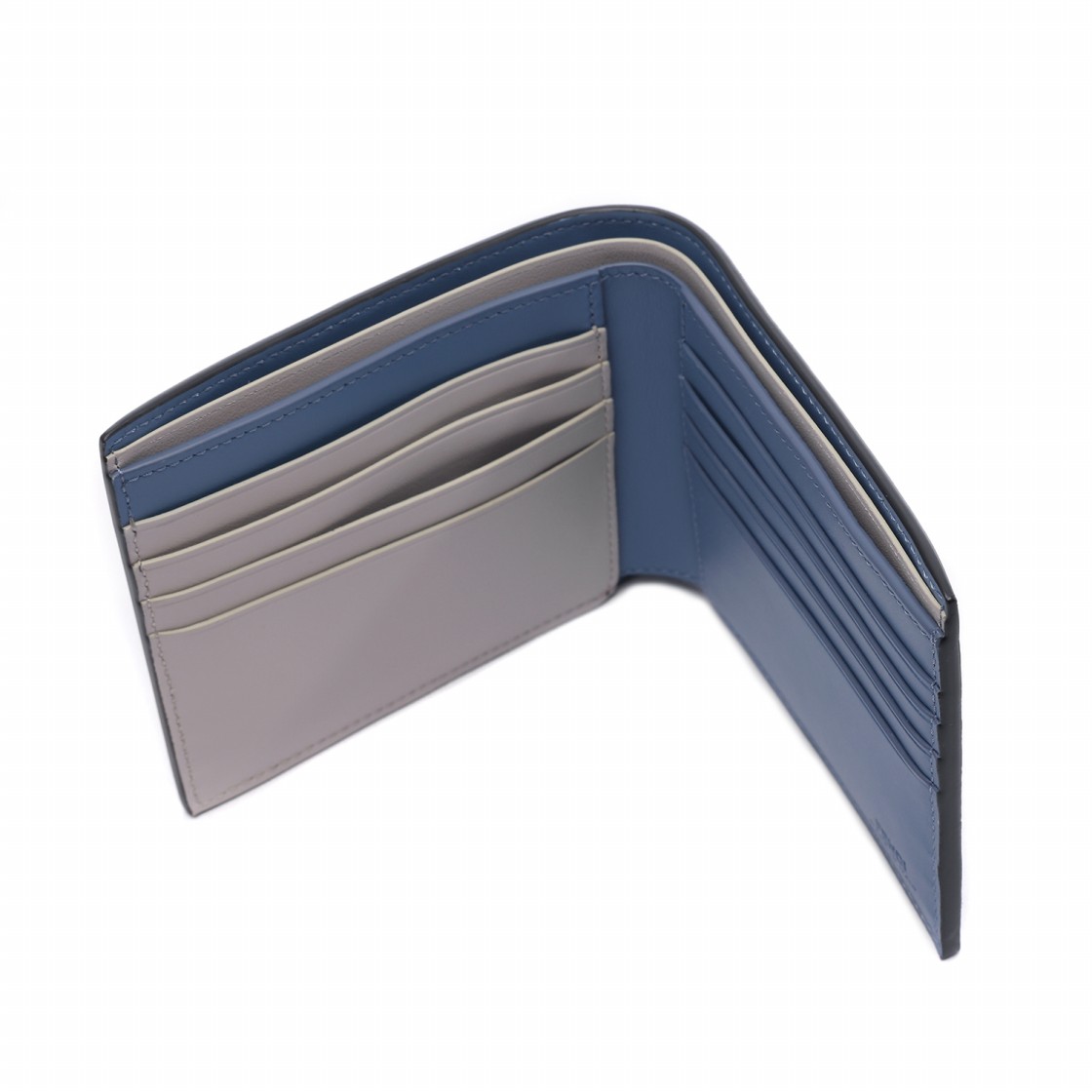 [25% 쿠폰] 펜디 쉐도우 레더 월렛 세룰리언 블루([25% 쿠폰] Fendi Shadow Leather Wallet Cerulean Blue) - 6