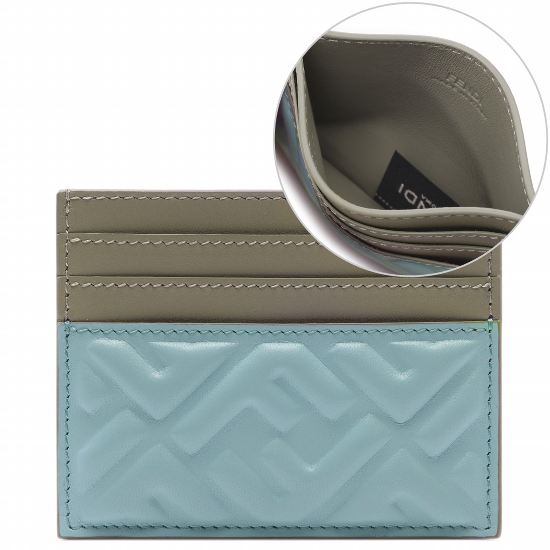 [25% 쿠폰] 펜디 바게트 카드 케이스 라이트 블루([25% 쿠폰] Fendi Baguette Card Case Light Blue) - 2