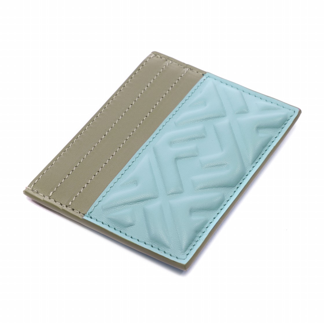 [25% 쿠폰] 펜디 바게트 카드 케이스 라이트 블루([25% 쿠폰] Fendi Baguette Card Case Light Blue) - 5
