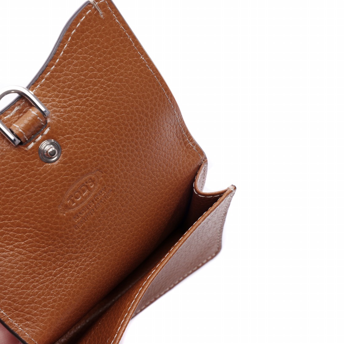 [25% 쿠폰] 토즈 레더 비지니스 카드 케이스 브라운([25% 쿠폰] Tod's Leather Business Card Case Brown) - 6