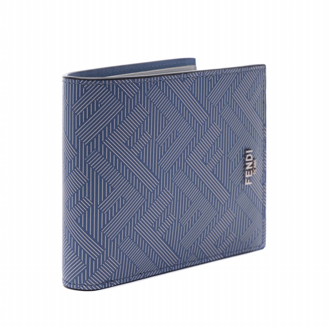 [25% 쿠폰] 펜디 쉐도우 레더 월렛 세룰리언 블루([25% 쿠폰] Fendi Shadow Leather Wallet Cerulean Blue) - 3