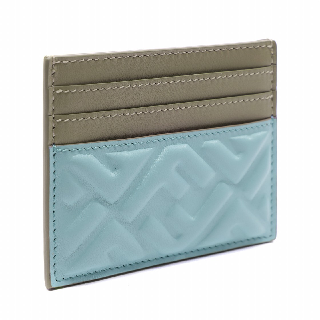 [25% 쿠폰] 펜디 바게트 카드 케이스 라이트 블루([25% 쿠폰] Fendi Baguette Card Case Light Blue) - 3