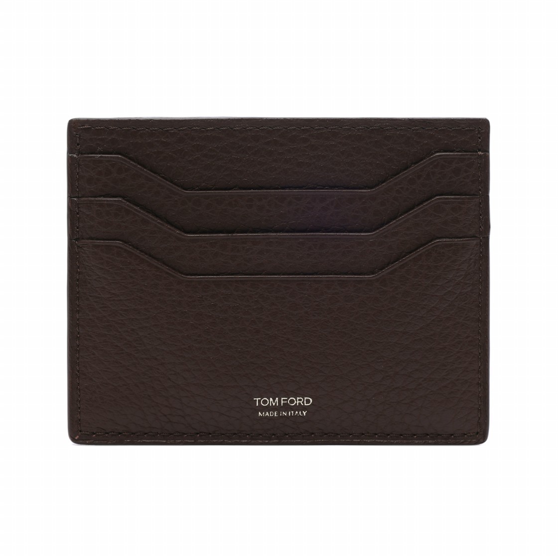 [25% 쿠폰] 톰포드 TF 로고 카드 홀더 다크 브라운([25% 쿠폰] Tom Ford TF Logo Card Holder Dark Brown) - 4