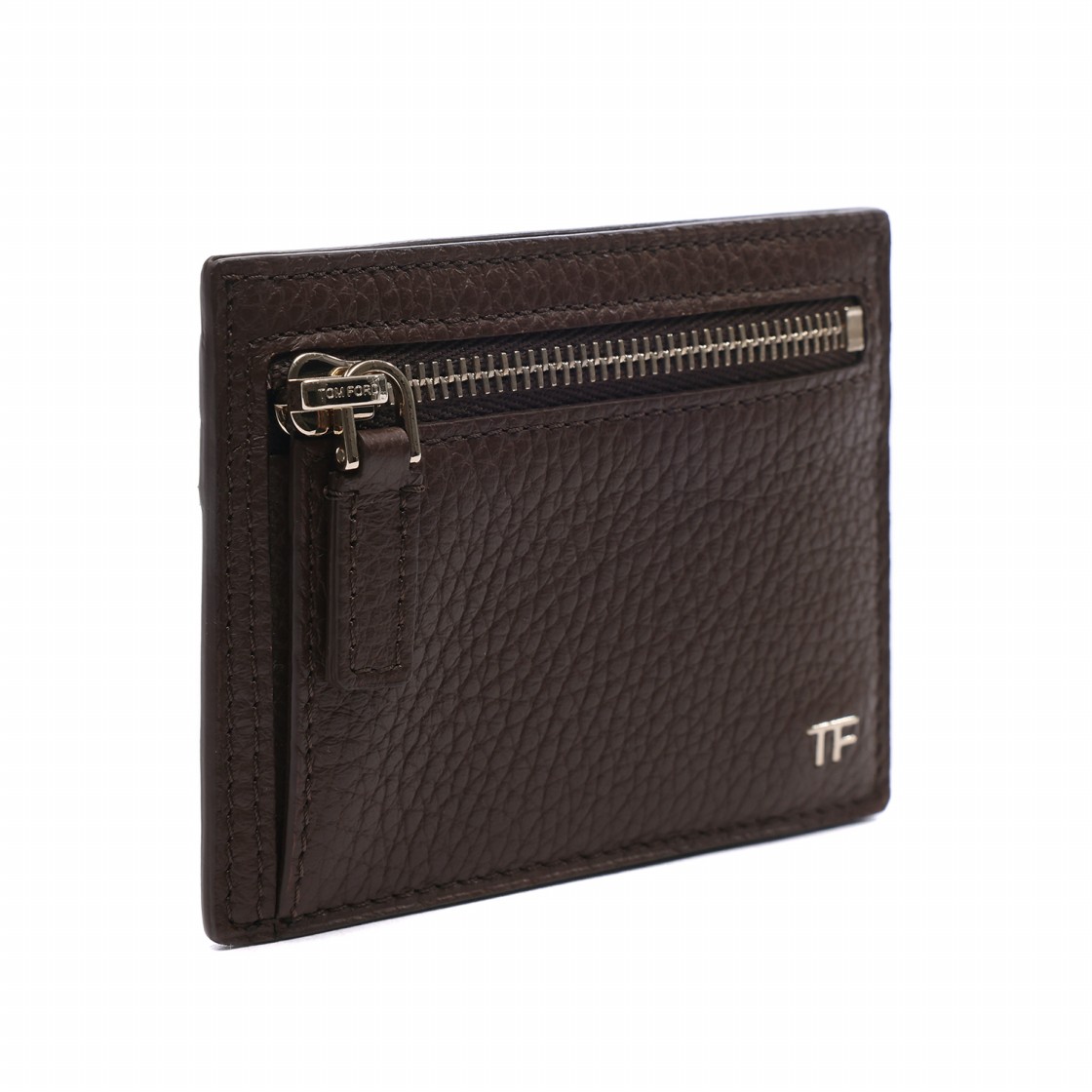 [25% 쿠폰] 톰포드 TF 로고 카드 홀더 다크 브라운([25% 쿠폰] Tom Ford TF Logo Card Holder Dark Brown) - 3