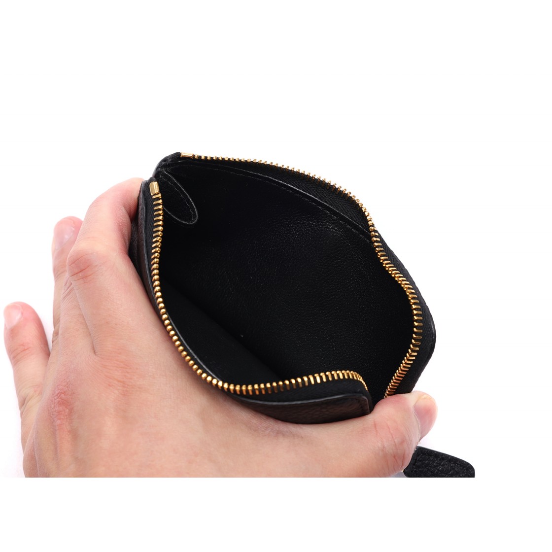 [25% 쿠폰] 톰포드 소프트 그레인 레더 지퍼 카드 홀더 월렛 블랙([25% 쿠폰] Tom Ford Soft Grain Leather Zipped Card Holder Wallet Black) - 6