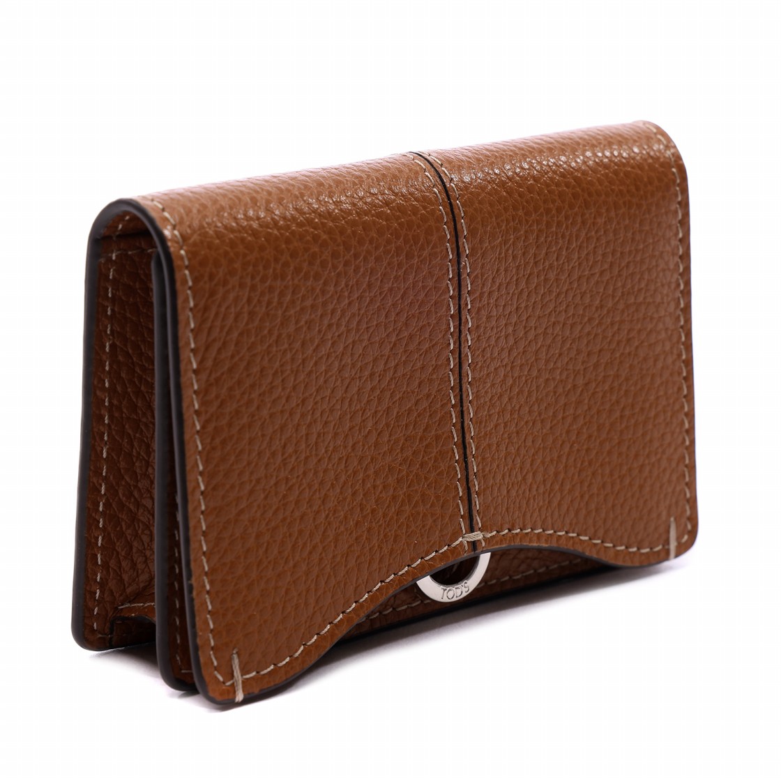 [25% 쿠폰] 토즈 레더 비지니스 카드 케이스 브라운([25% 쿠폰] Tod's Leather Business Card Case Brown) - 3