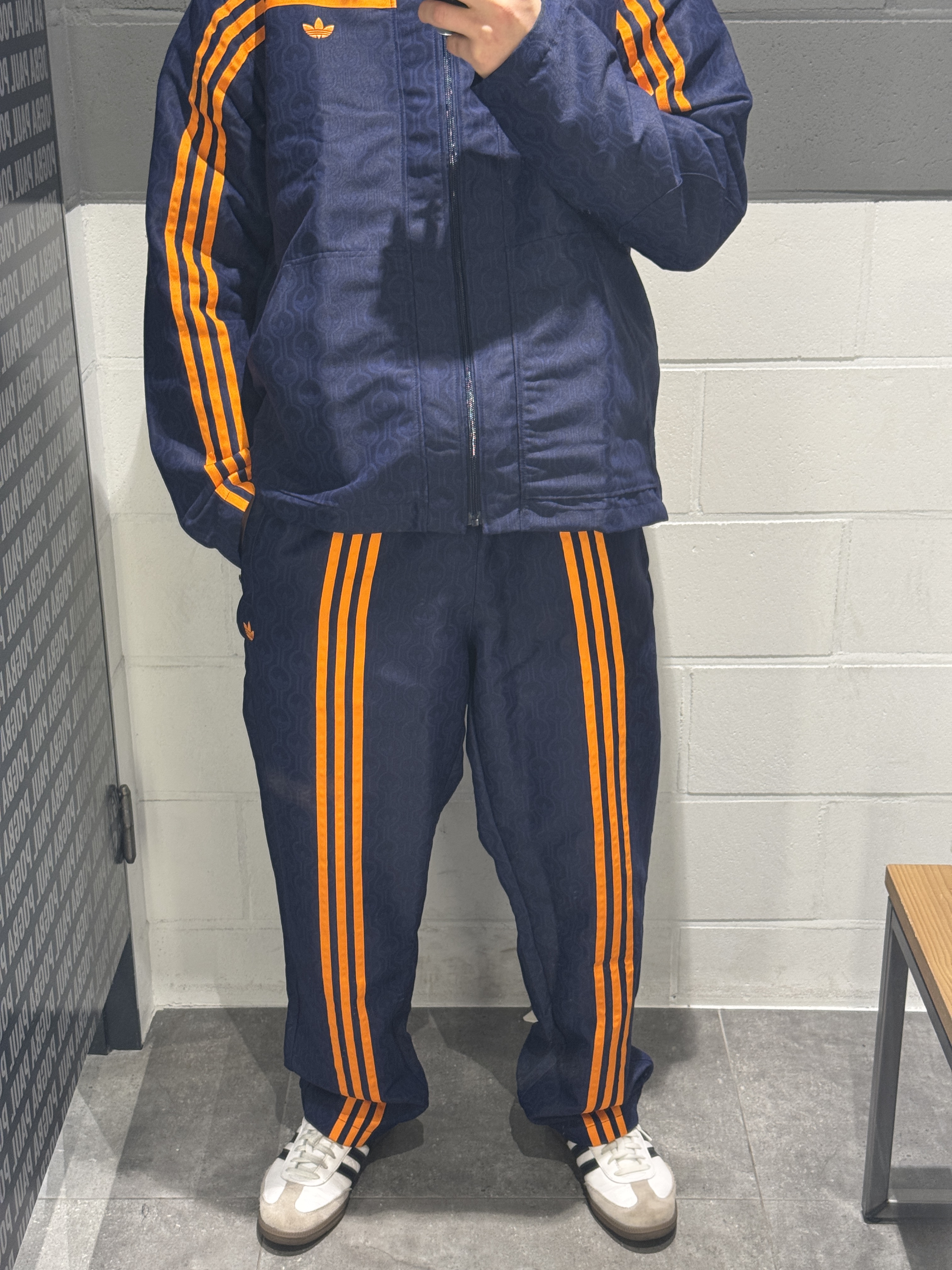 Adidas Samba OG Cloud White 착용 스타일 - 3