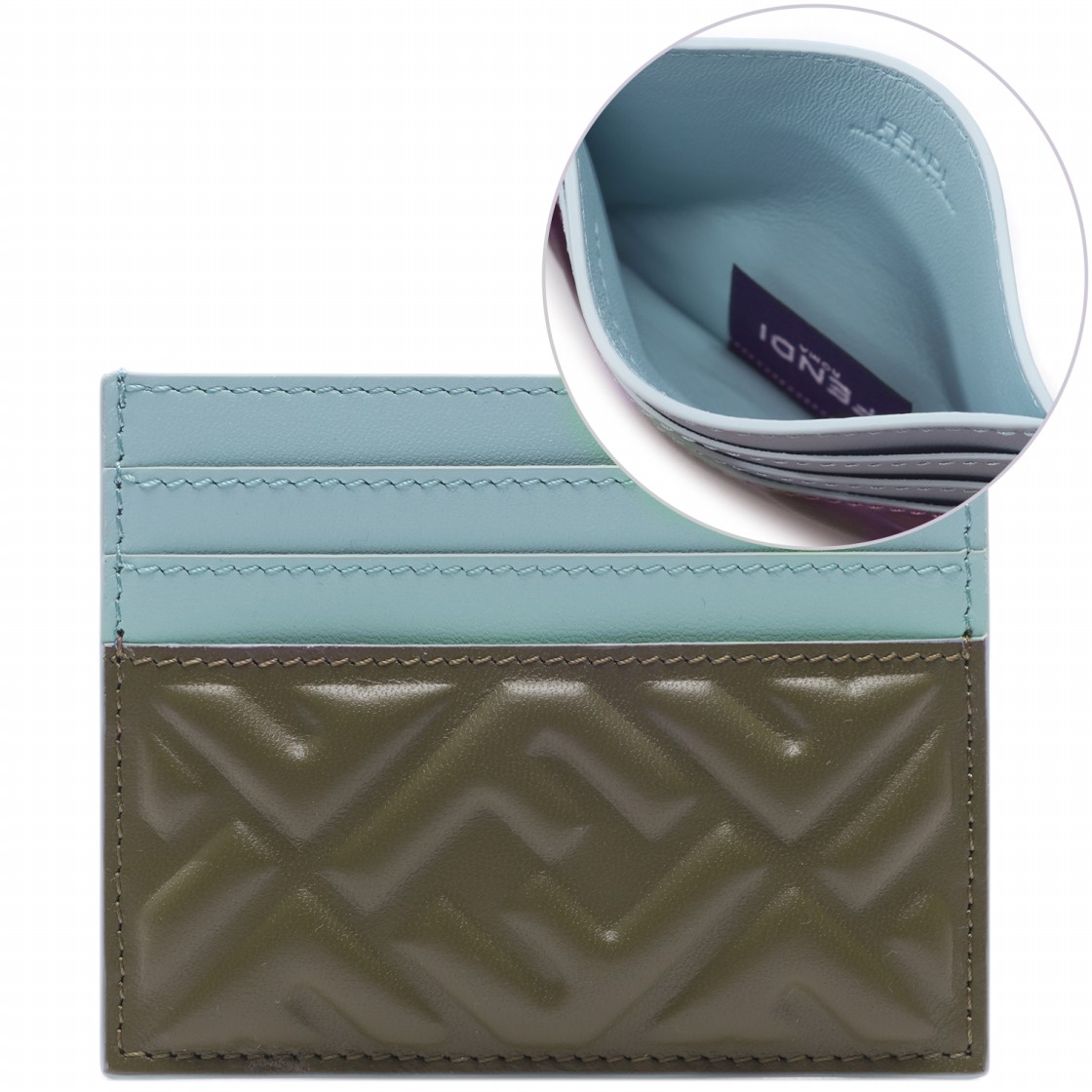[25% 쿠폰] 펜디 바게트 카드 케이스 그린([25% 쿠폰] Fendi Baguette Card Case Green) - 2