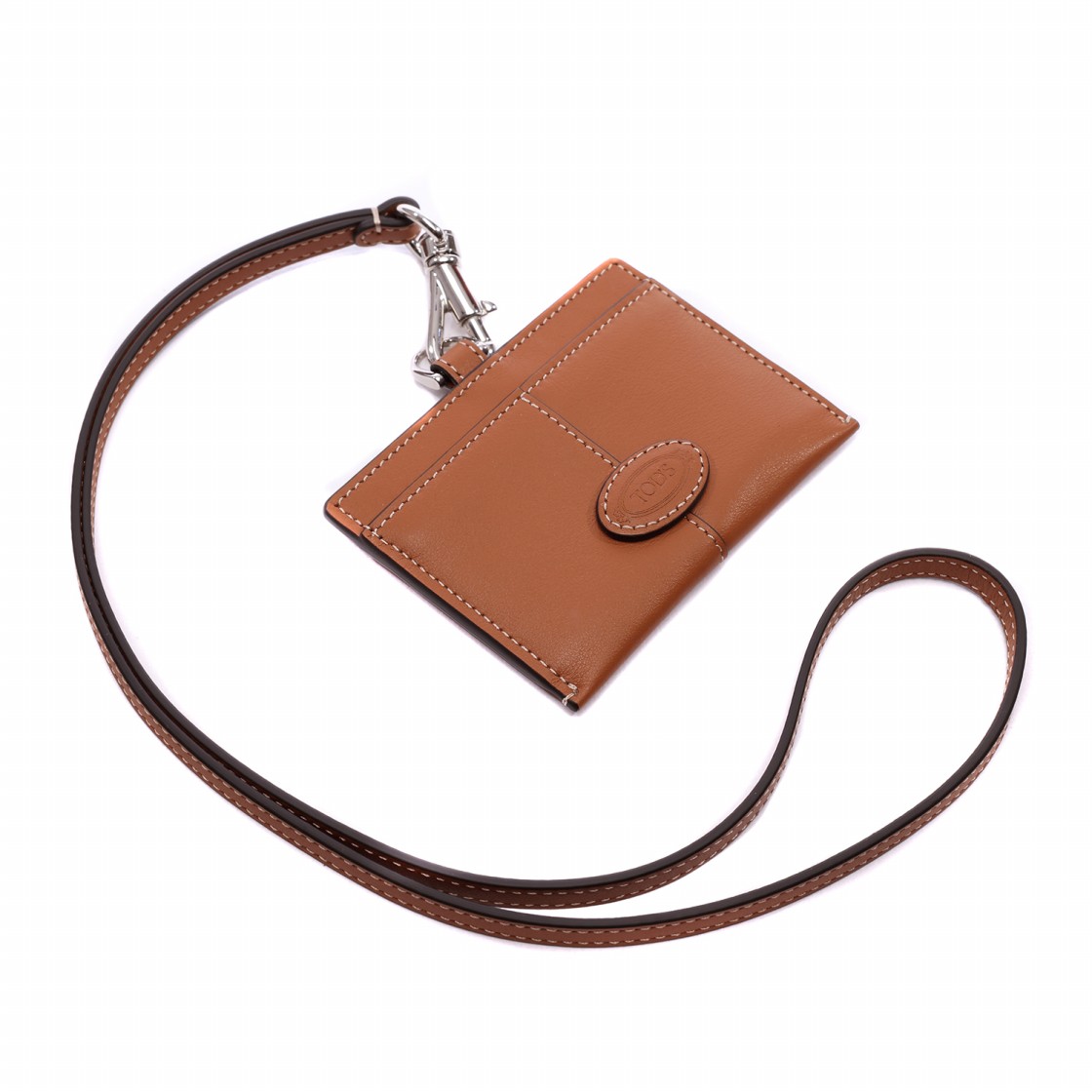 [25% 쿠폰] 토즈 레더 뱃지 홀더 브라운([25% 쿠폰] Tod's Badge Holder in Leather Brown) - 6
