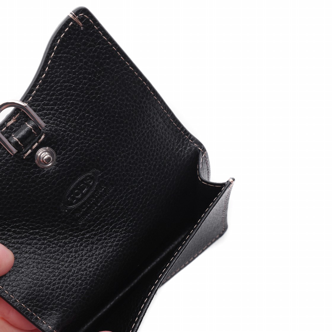[25% 쿠폰] 토즈 레더 비지니스 카드 케이스 블랙([25% 쿠폰] Tod's Leather Business Card Case Black) - 6