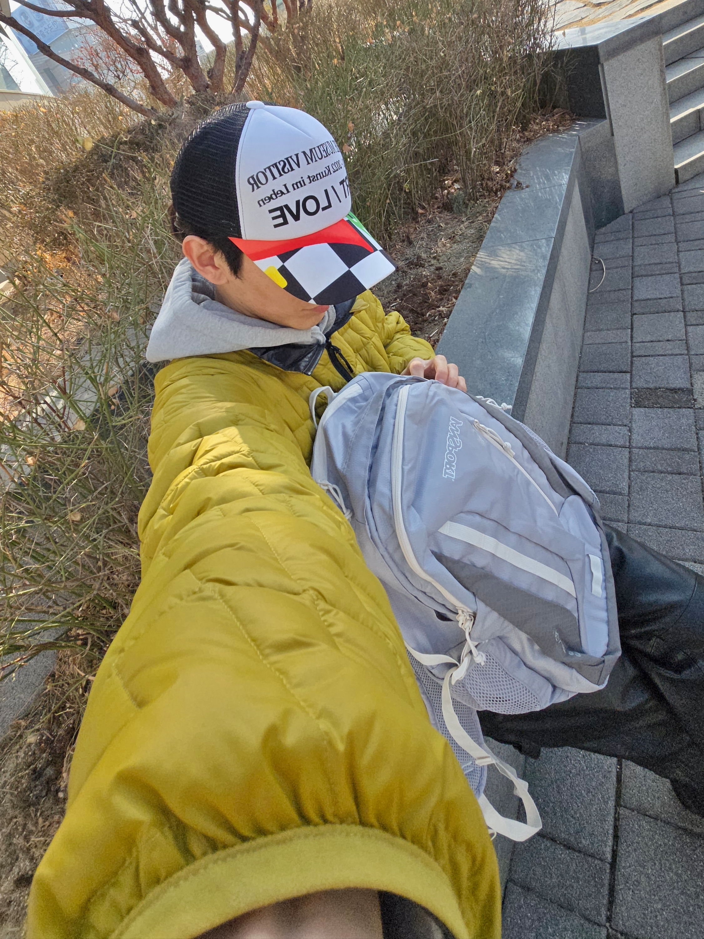 Nike Air Foamposite One Black Anthracite, Jansport Agave Backpack Black 착용 스타일 - 2